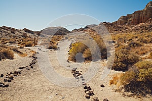 Hagen Trail at Red Rock Canyon State Park, California