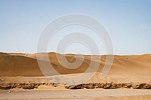 Desert and hills near Dunhuang, Gansu, China