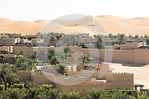 Desert Hotel, Abu Dhabi. Qasr Al Sarab Resort and Hotel in Al Mirayr, Abu Dhabi, United Arab Emirates