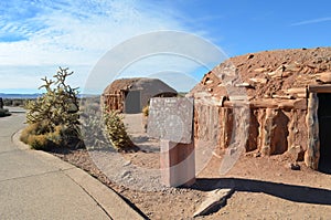 Desert huts in mohave desert Grand Canyon