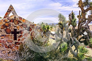 `Desert Jesus Christ park` is located in the Southern California town of Yucca Valley, San Bernardino County, California, USA. photo