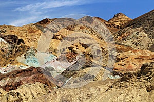 Desert Landcape at Artists Palette, Death Valley National Park, California, USA