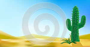 Desert landscabe background