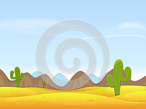 Desert Landscape Background