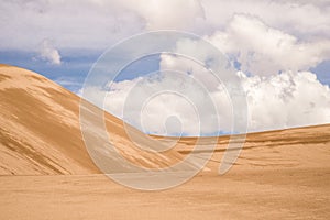 Desert landscape in the great sand dunes colorado southwest