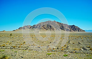The desert in Kerman Province, Iran photo