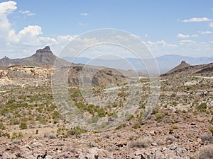 Desert landscape highway Route 66