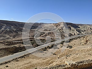 Desert and landscape in Israel