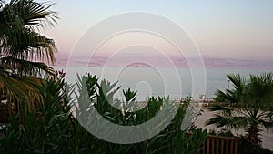 Desert landscape of Israel, Dead Sea, Jordan