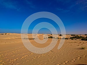 Desert landscape of Lompoul