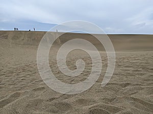 Desert landscape with a lot of sand. Paisaje desÃÂ©rtico con mucha arena photo