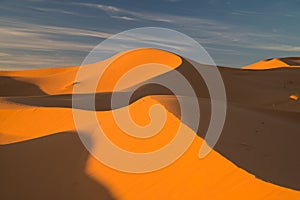 Desert landscape in Morroco photo