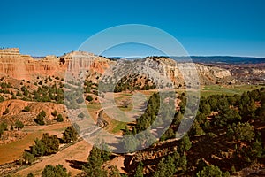 Desert landscape near Teruel city, Aragon, Spain