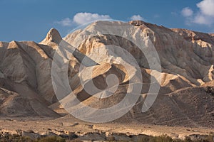 Desert landscape, Negev, Israel photo