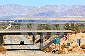 Desert Landscape off Interstate 10