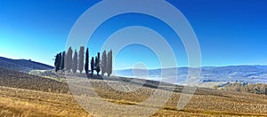 Desert landscape of Tuscany