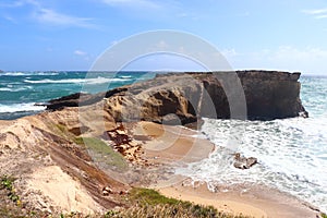 Desert Landscapes of Savane des PÃÂ©trifications Martinique French West Indies photo