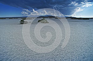 Desert Lightning Storm