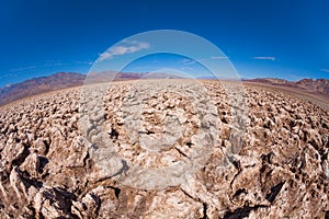 Desert made of salt - Death Valley view