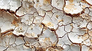 Desert Mirage: Cracked Earth Abstract. Concept Landscape Photography, Abstract Art, Nature\'s