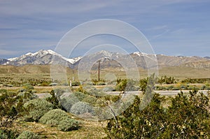 Desert mountain range