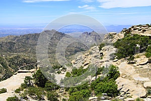 Desert Mountains with distant highway