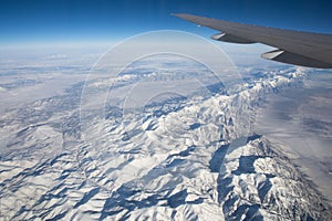 Desert Mountains of Nevada supposedly from airplane