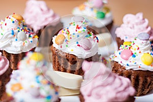 Desert muffins cake