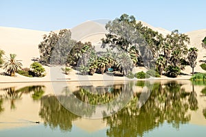 Desert oasis Huacachina