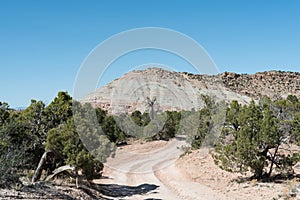 Desert OHV road in western Colorado