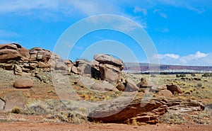 Desert panorama and mountains New Mexico, USA