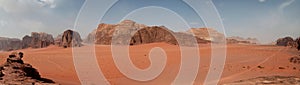 Desert panorama - Wadi Rum, Jordan