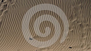 Desert patterns in Maspalomas on Gran Canaria