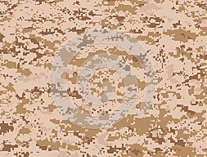 Desert pixels camouflage