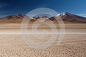 Desert plains in Altiplano Boliviano