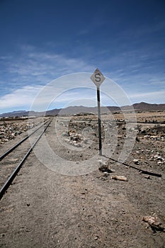 Desert Railway sign