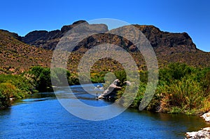 Desert River Fisherman