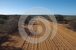 Desert road, Francois Peron National Park