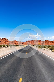 Desert Road, Valley of Fire - Nevada 2018