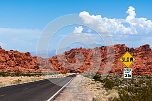 Desert Road, Valley of Fire - Nevada 2018