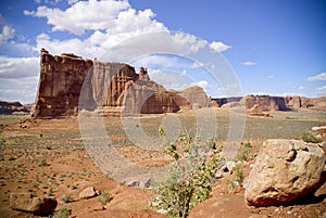 Desert rock formations