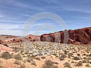 Desert Rock Formations, Valley of Fire State Park, Nevada, USA