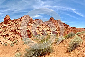 Desert Rock Formations, Valley of Fire State Park, Nevada, USA