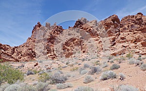 Desert Rock Formations, Valley of Fire State Park, Nevada, USA