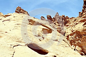 Desert Rock Formations, Valley of Fire State Park, Nevada, USA