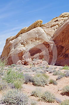 Desert Rock Formations, Valley of Fire State Park, Nevada, USA