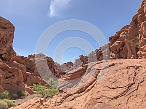 Desert Rock Formations, Valley of Fire State Park, Nevada, USA