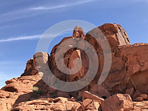 Desert Rock Formations, Valley of Fire State Park, Nevada, USA