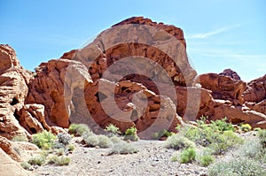 Desert Rock Formations, Valley of Fire State Park, Nevada, USA