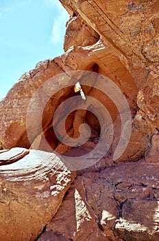 Desert Rock Formations, Valley of Fire State Park, Nevada, USA